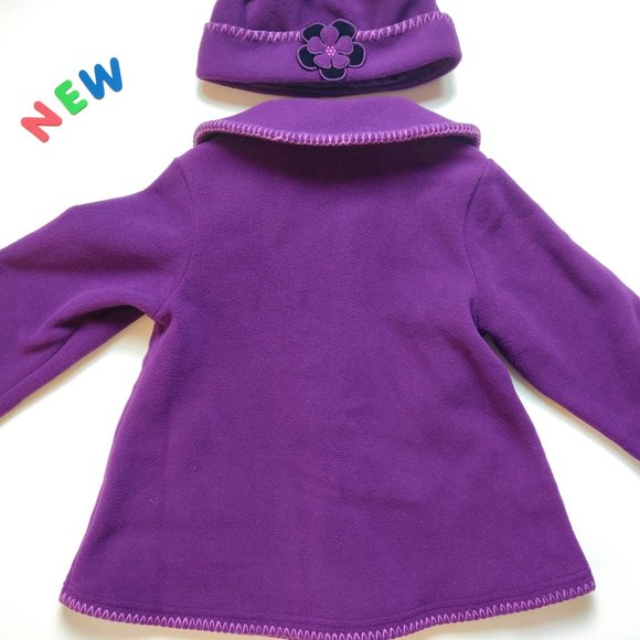 ⭐️NWOT⭐️Elegant Purple Coat & Hat 4/5 - Picture 6 of 8